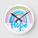 Buscar espiral relojes de pared Arcoiris