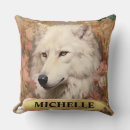Buscar lobo blanco cojines Elegante