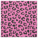 Buscar puntos del leopardo telas Rosa