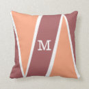 Buscar marsala cojines Monograma