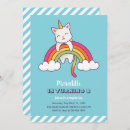 Buscar unicornio lindo invitaciones Arcoiris