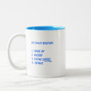 Buscar para despertar tazas De café divertida