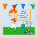 Buscar se divierte invitaciones de cumpleaños Cumpleaños del fútbol