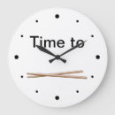 Buscar blanco y negro relojes de pared Música