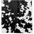 Buscar cuero negro cortinas de baño Piel de vaca