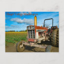 Buscar tractor rojo postales Tractor de granja
