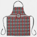 Buscar argyle delantales Monograma