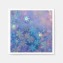 Buscar copos de nieve servilletas Brillante