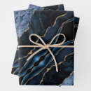 Buscar marble papel de regalo Azul