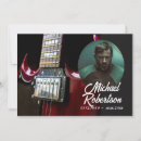 Buscar guitarra roja invitaciones Músico