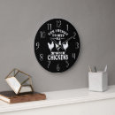 Buscar pollo divertido relojes de pared Para todos