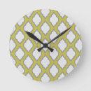 Buscar árabe relojes de pared Negro