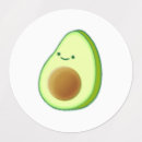 Buscar aguacate etiquetas comida bebida Kawaii