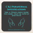 Buscar fantasmas posavasos General y unisex