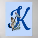 Buscar monograma k posters Nombre