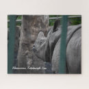 Buscar del rinoceronte puzzles Animales