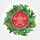 Buscar el pentáculo pegatinas Wicca