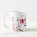 Buscar mariposas rosadas tazas Elegante