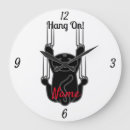 Buscar suerte relojes de pared Gato negro