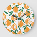 Buscar mandarina relojes de pared 8 º fruta