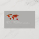 Buscar comercio internacional tarjetas de visita Global