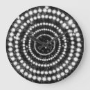 Buscar infinito relojes de pared Negro