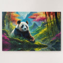 Buscar bambú puzzles Panda