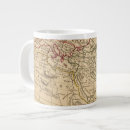 Buscar grabado en relieve tazas Mapa