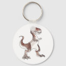 Buscar dinosaurio del dibujo animado llaveros Tyrannosaurus