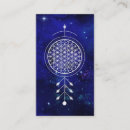 Buscar flor la vida de tarjetas de visita Geometría sagrada