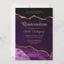 Buscar quinceanera púrpura invitaciones Para ella