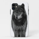 Buscar lobos iphone fundas Negro