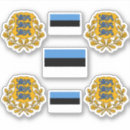 Buscar bandera de estonia pegatinas Escudo de armas