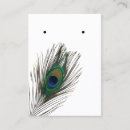 Buscar turquesa y marrón tarjetas de visita Pavo real