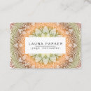 Buscar mandala verde tarjetas de visita Flor de loto