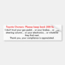 Buscar toyota pegatinas parachoque Acelerador