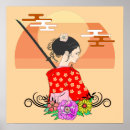 Buscar mujer samurai posters Guerrero