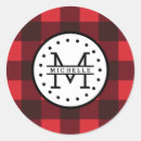 Buscar escocesa pegatinas Monograma