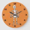 Buscar esqueleto relojes de pared Halloween