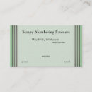 Buscar calendario del negocio tarjetas de visita Elegante