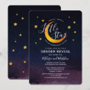 Buscar invitaciones de revelacion genero Luna y estrellas