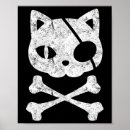 Buscar gato esqueleto posters Morado