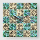 Buscar llamativo relojes de pared Verde