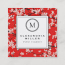 Buscar flores cerezo de tarjetas de visita Elegante