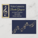 Buscar voz tarjetas de visita Canto