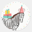 Buscar cebra pegatinas Fiesta de cumpleaños