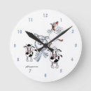 Buscar vaca del dibujo animado relojes de pared Vacas