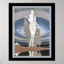 Buscar mujer azul posters Blanco