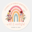 Buscar primer aniversario pegatinas Niña