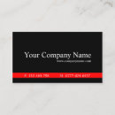 Buscar red and black tarjetas de visita Rojo